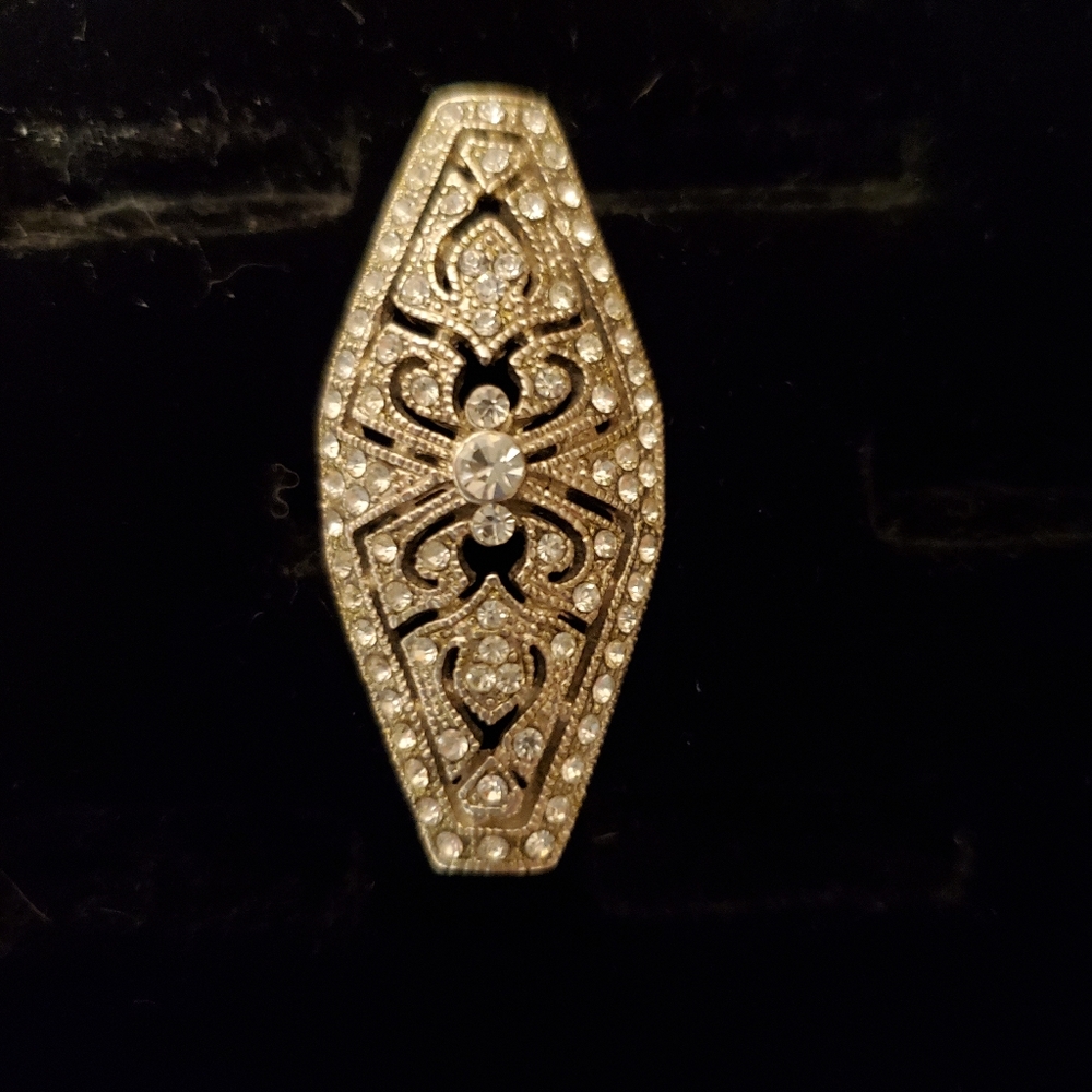 Art deco style ring - size 8